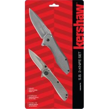KERSHAW KNIVES Knive Assisted Opening Utility Flippers - Set of 2 KE334989